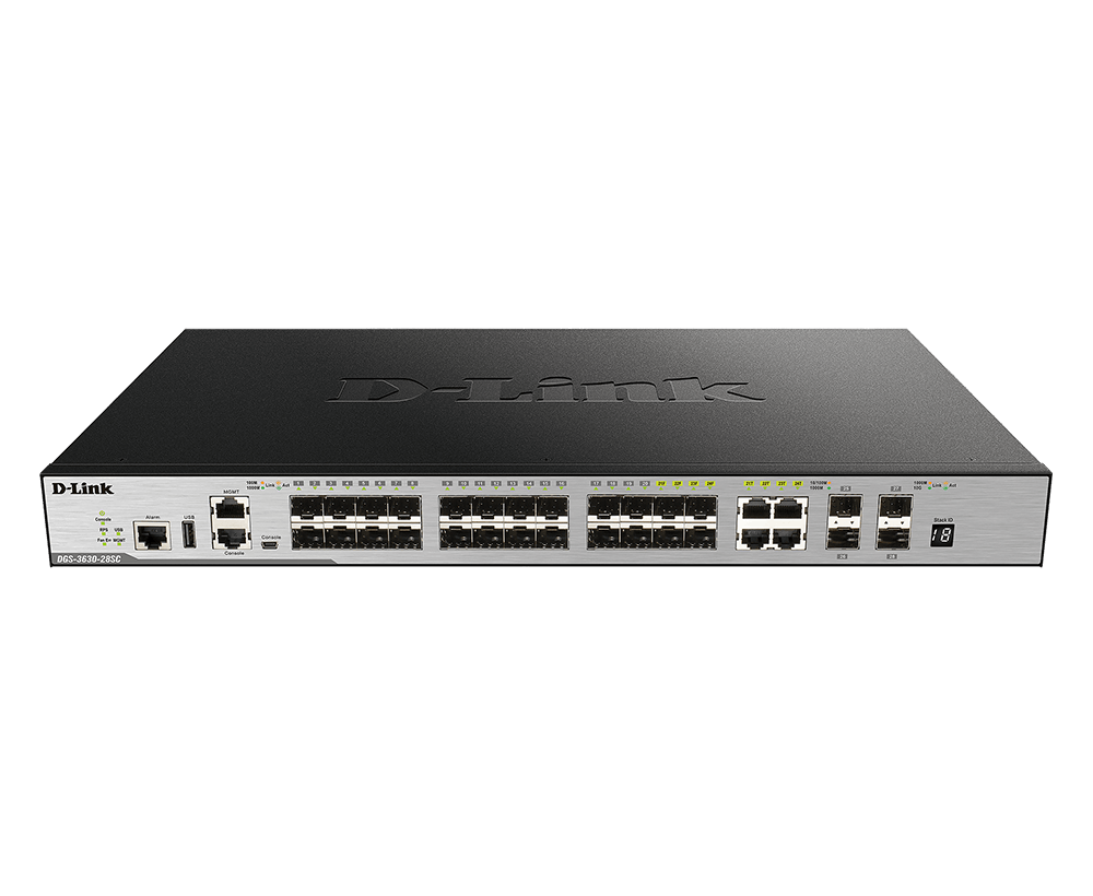 D-Link DGS-3630-28SC Ethernet Switch — Product reference image