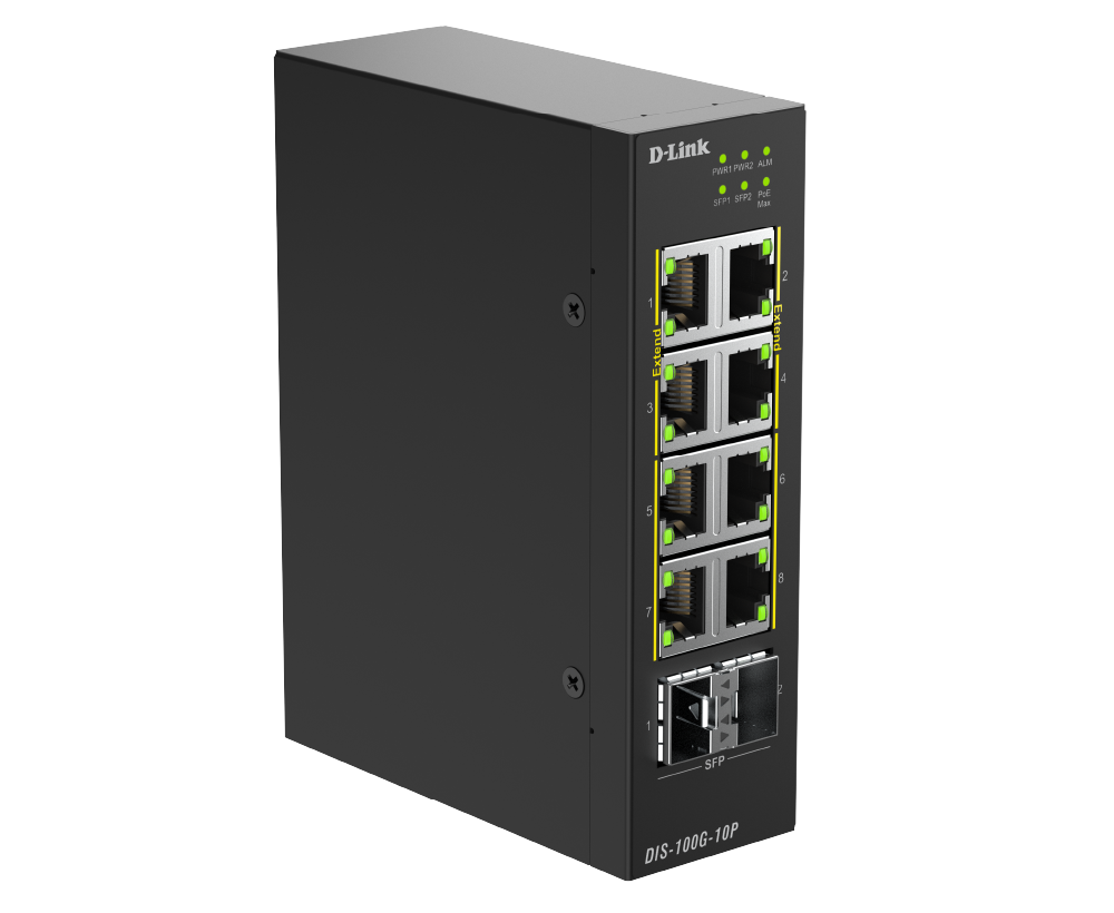 D-Link DIS-100G-10P Ethernet Switch — Product reference image