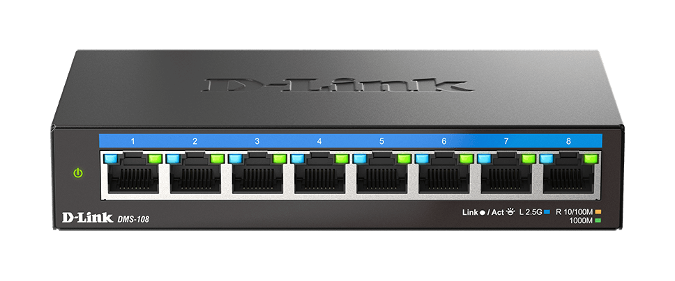 D-Link DMS-108 Ethernet Switch — Product reference image