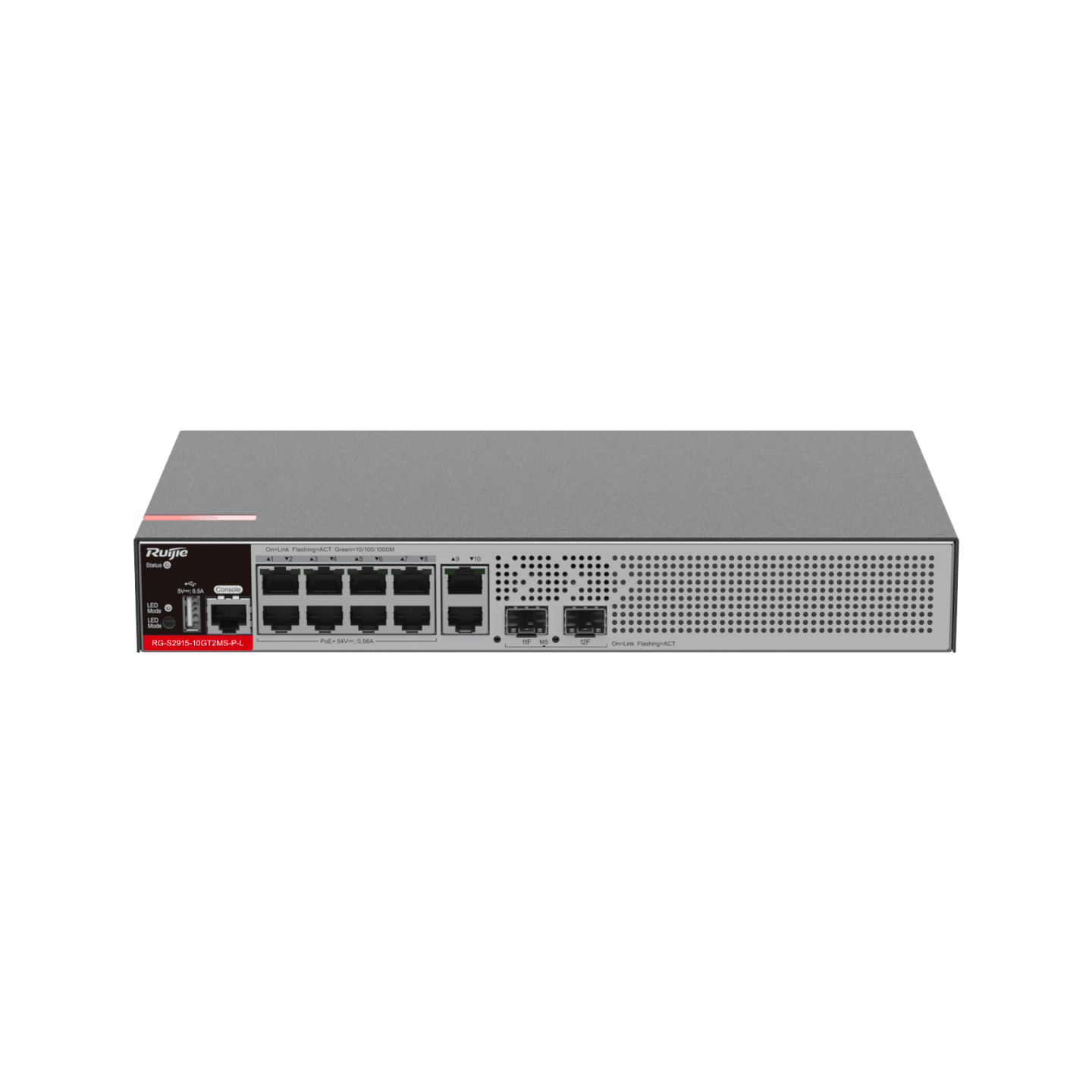 Ruijie RG-S2915-10GT2MS-P-L Ethernet Switch — Product reference image