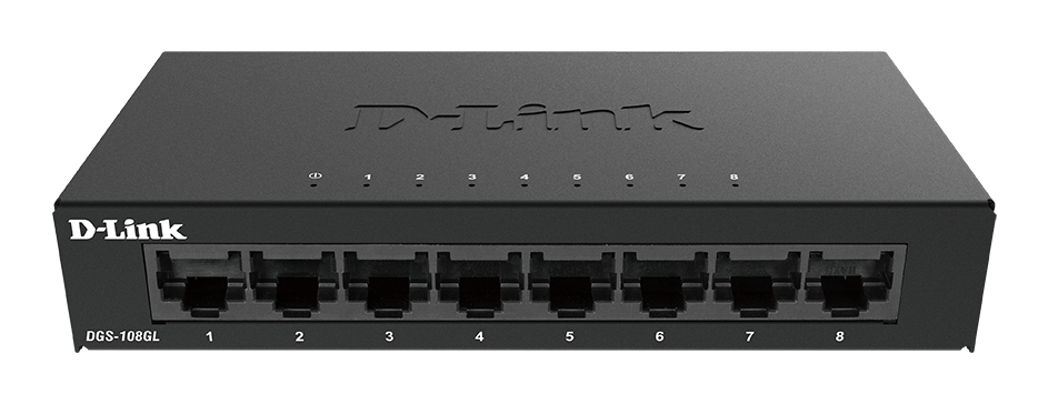 D-Link DGS-108GL Ethernet Switch — Product reference image