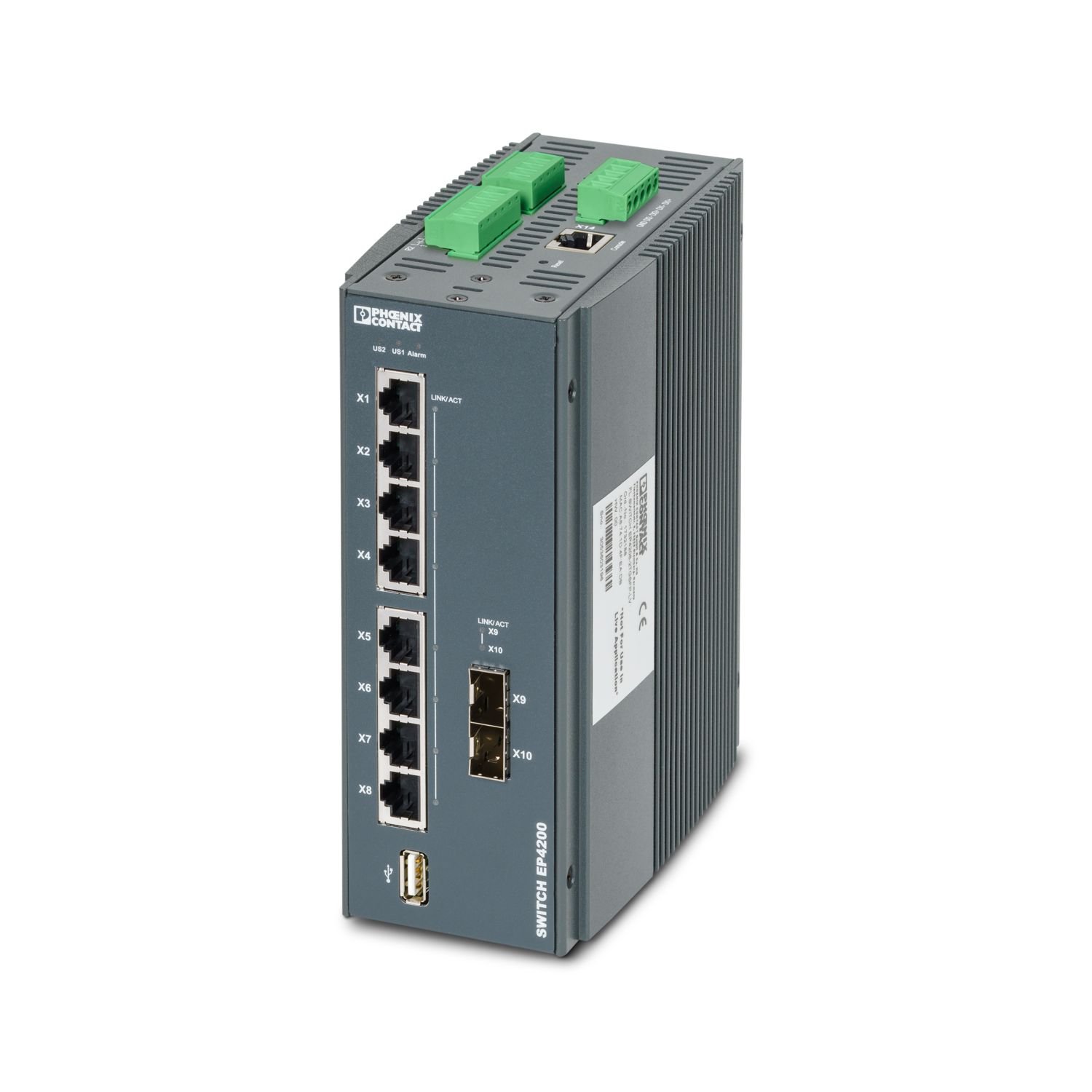 Phoenix Contact FL SWITCH EP4208-2TGSFP-LV (1732188) — Product reference image