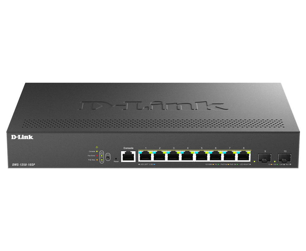 D-Link DMS-1250-10SP Ethernet Switch — Product reference image