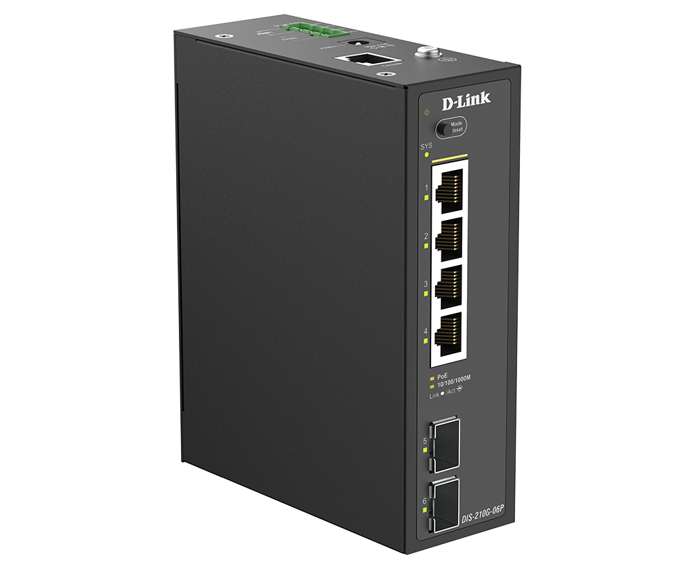 D-Link DIS-210G-06P Ethernet Switch — Product reference image