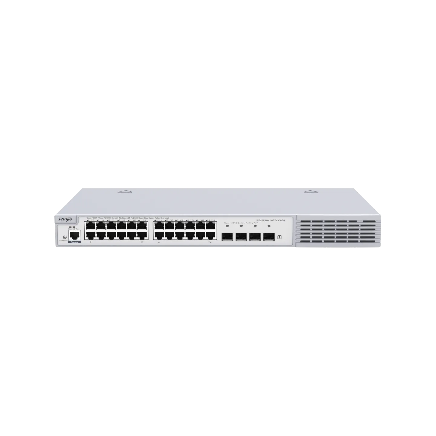Ruijie RG-S2910-24GT4XS-P-L Ethernet Switch — Product reference image