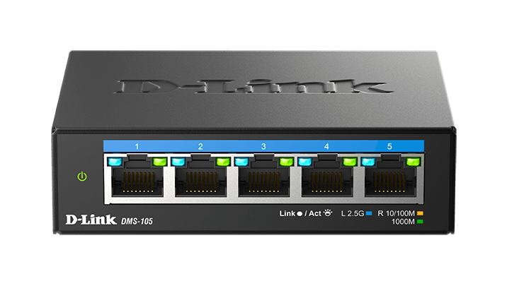D-Link DMS-105 Ethernet Switch — Product reference image