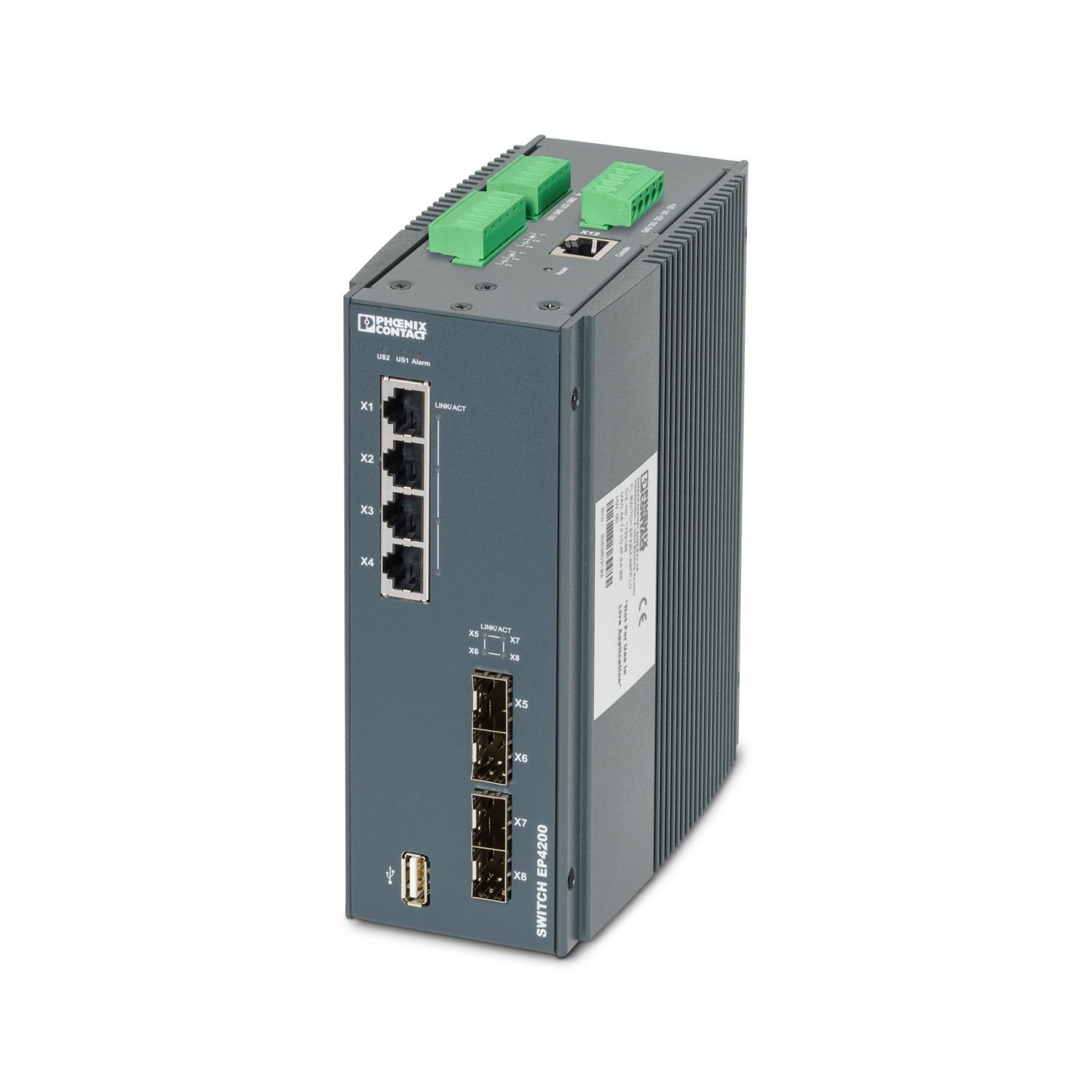 Phoenix Contact FL SWITCH EP4204-4SFP-LV (1732189) — Product reference image