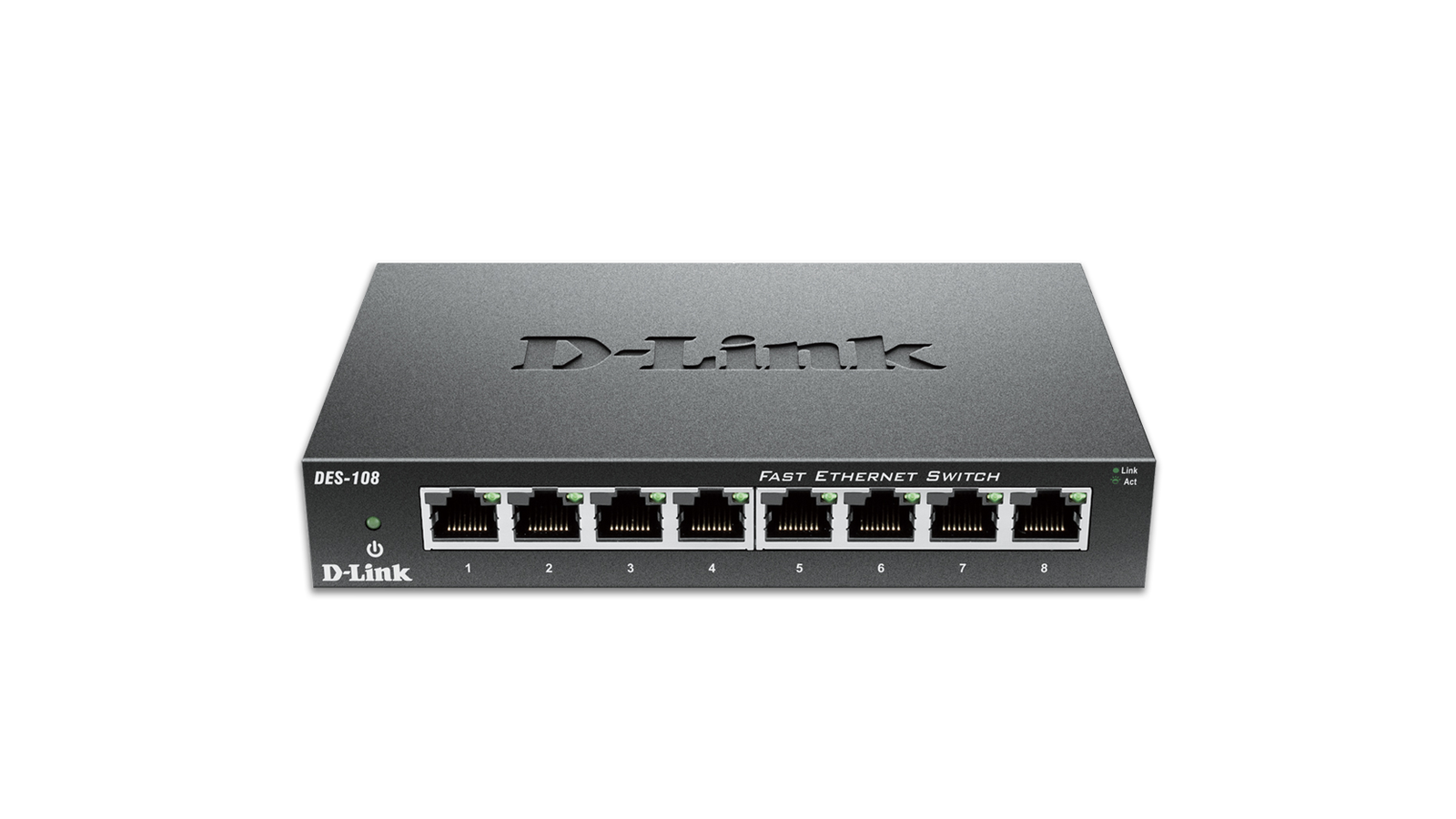 D-Link DES-108 Ethernet Switch — Product reference image