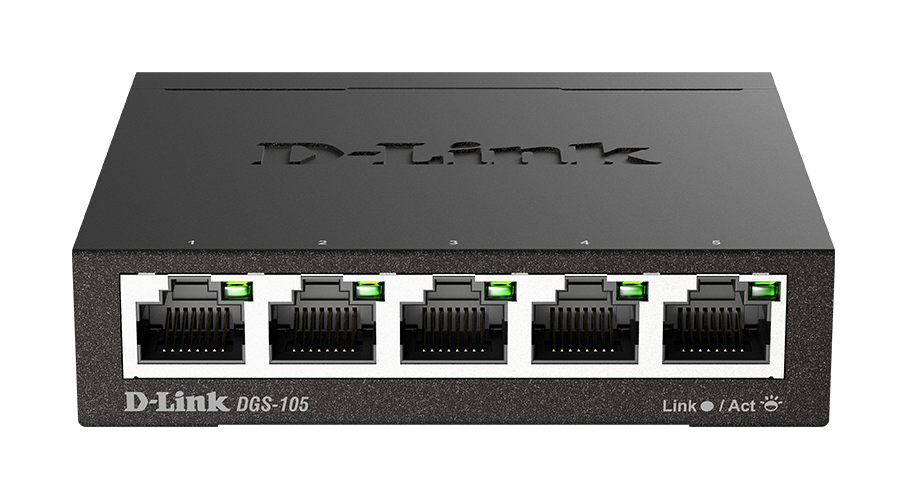 D-Link DGS-105 Ethernet Switch — Product reference image