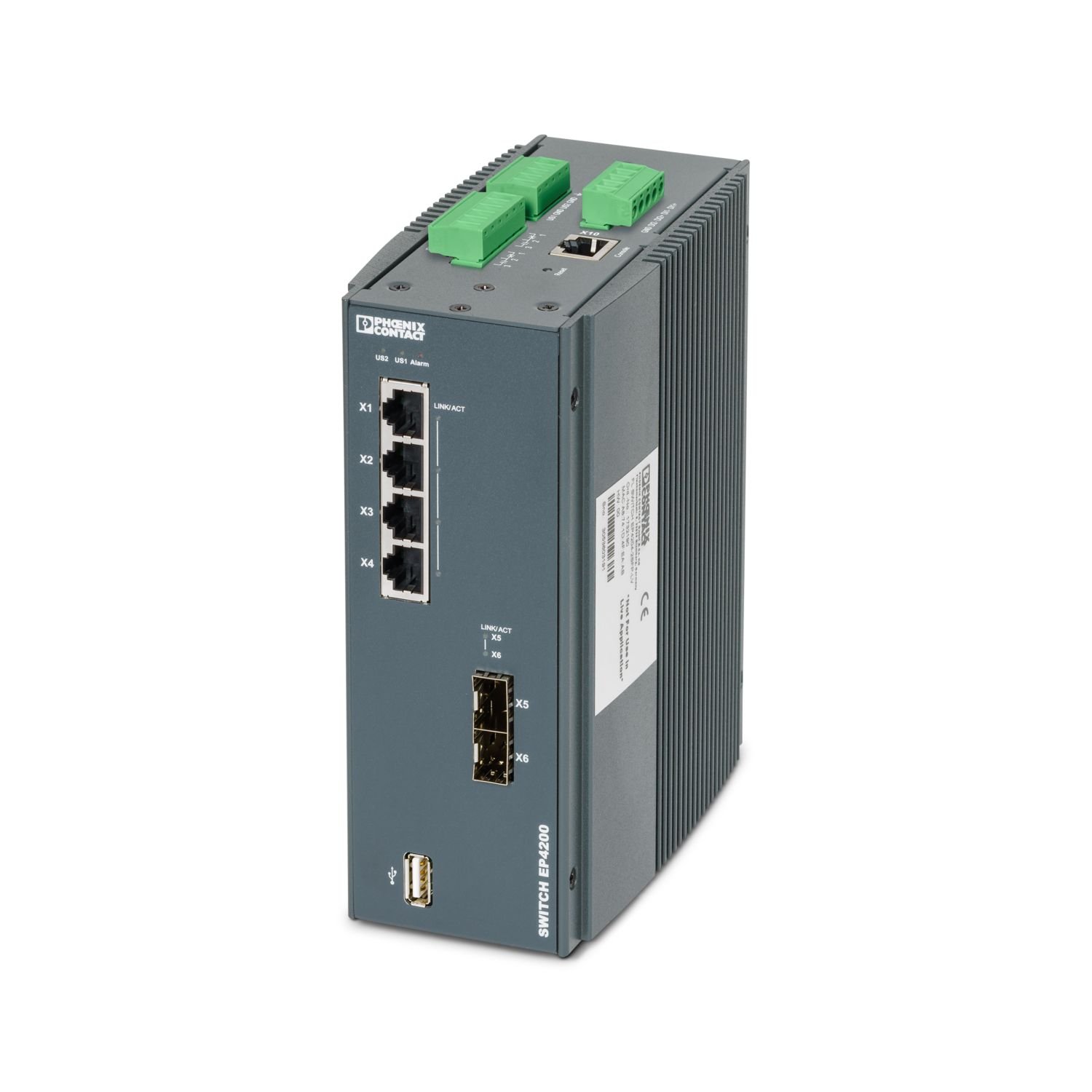 Phoenix Contact FL SWITCH EP4204-2SFP-LV (1732190) — Product reference image