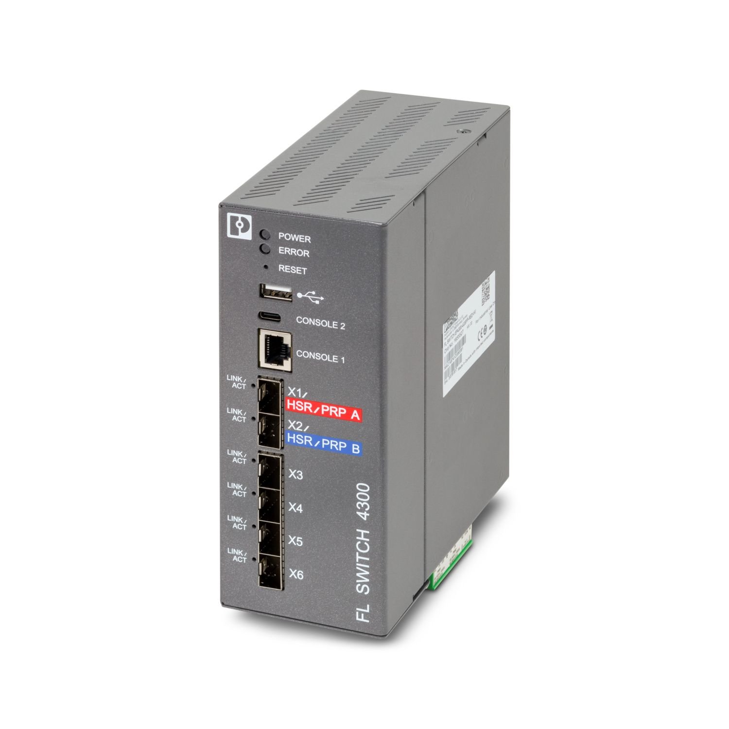 Phoenix Contact FL SWITCH 4300-4GSFP-RED-HV (1655527) — Product reference image