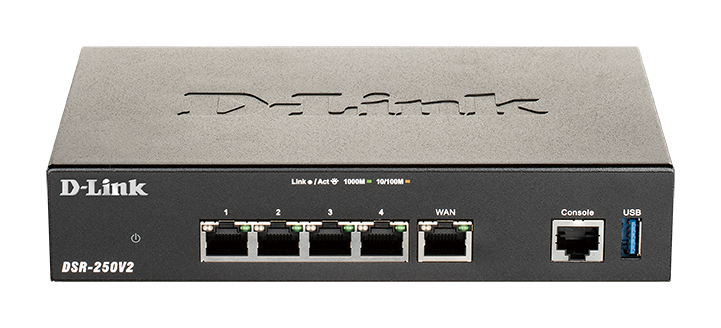 D-Link DSR-250V2 Enterprise Router — Product reference image