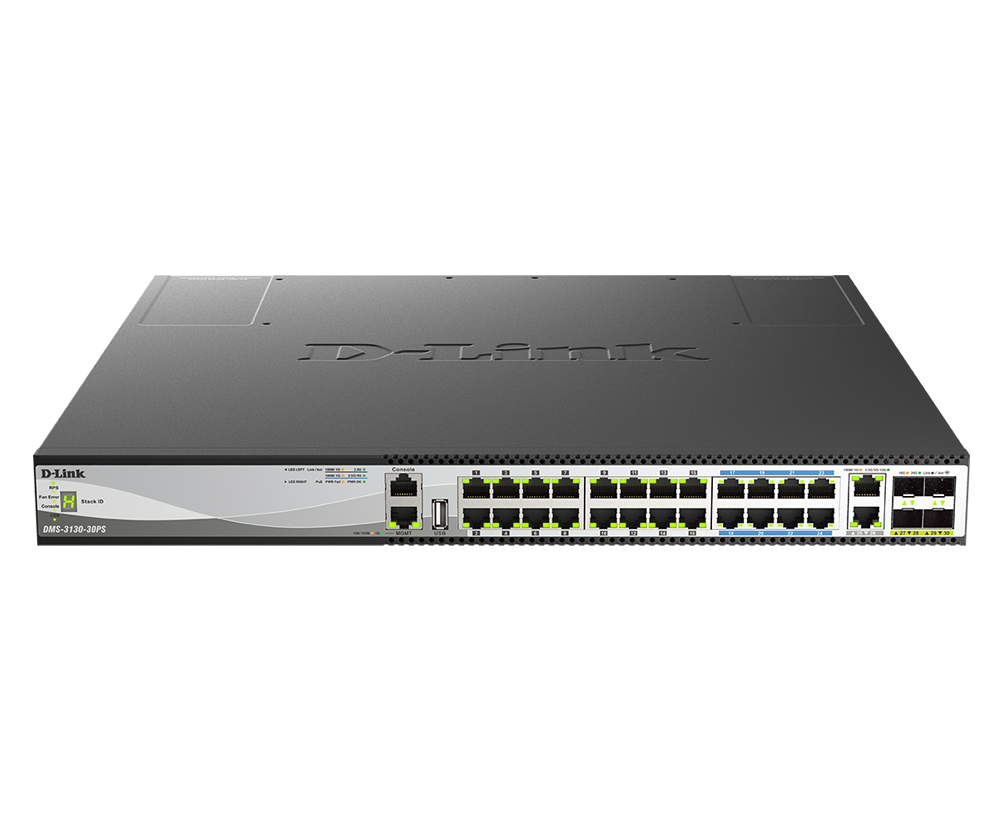 D-Link DMS-3130-30PS Ethernet Switch — Product reference image