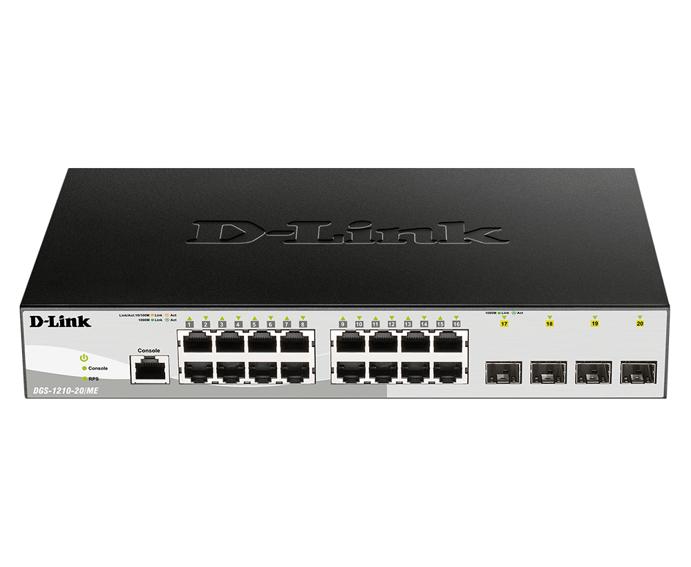 D-Link DGS-1210-20/ME Ethernet Switch — Product reference image