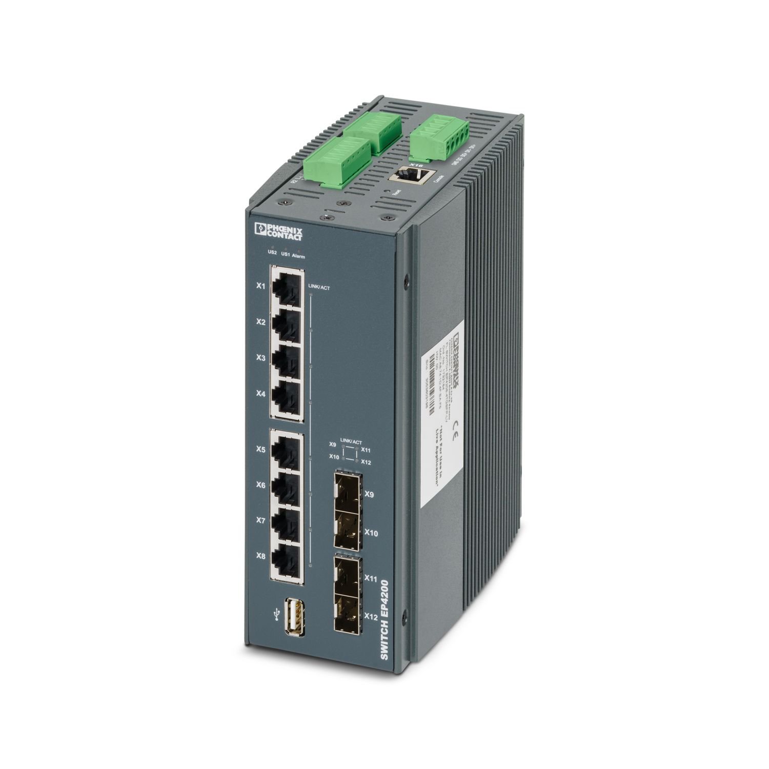 Phoenix Contact FL SWITCH EP4208-4TGSFP-LV (1732184) — Product reference image