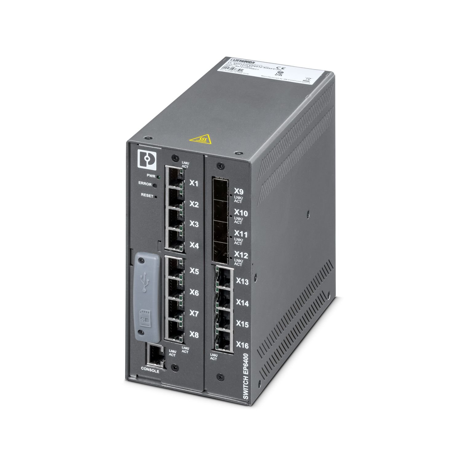 Phoenix Contact FL SWITCH EP6512-4GSFP-HV (1539368) — Product reference image