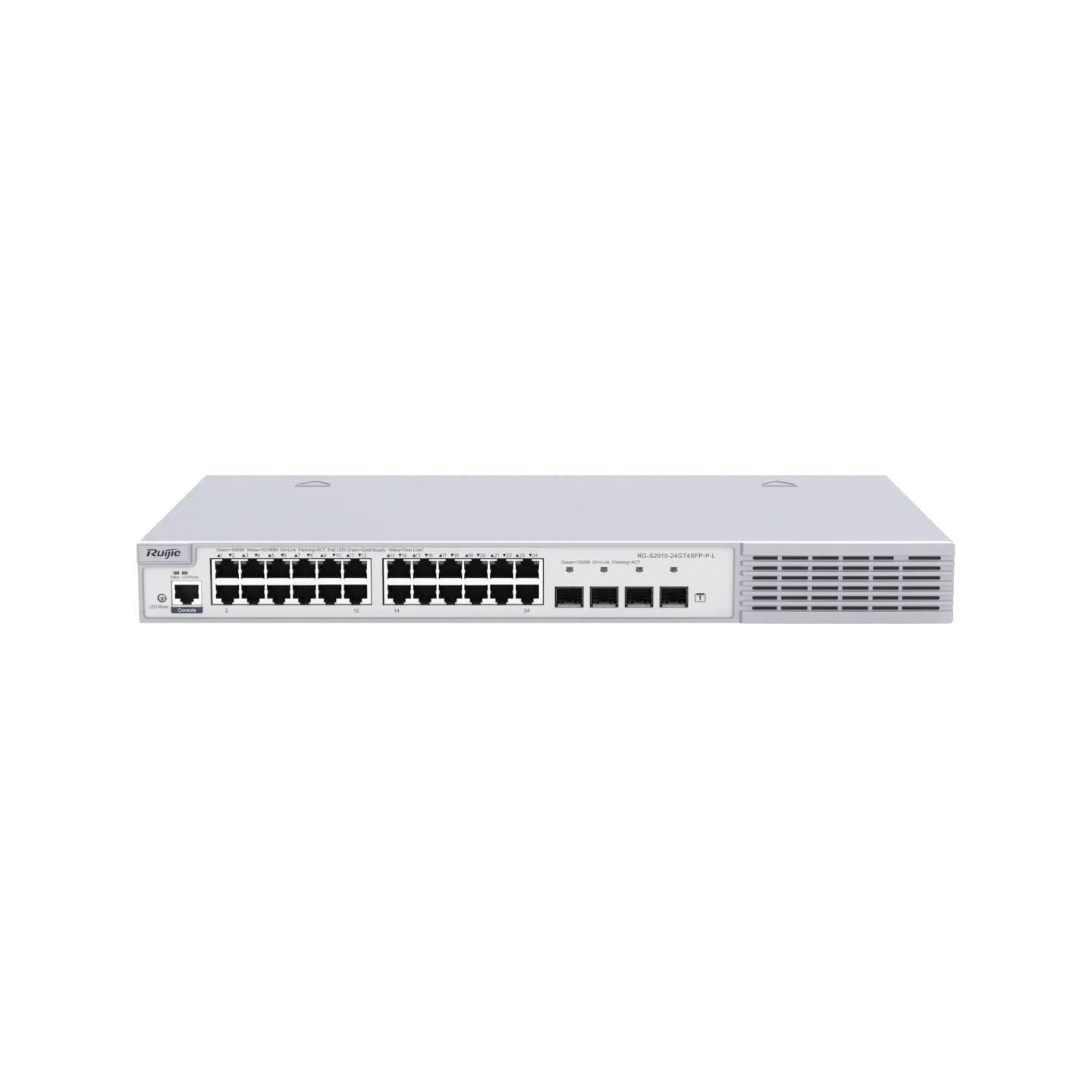 Ruijie RG-S2910-24GT4SFP-P-L Ethernet Switch — Product reference image