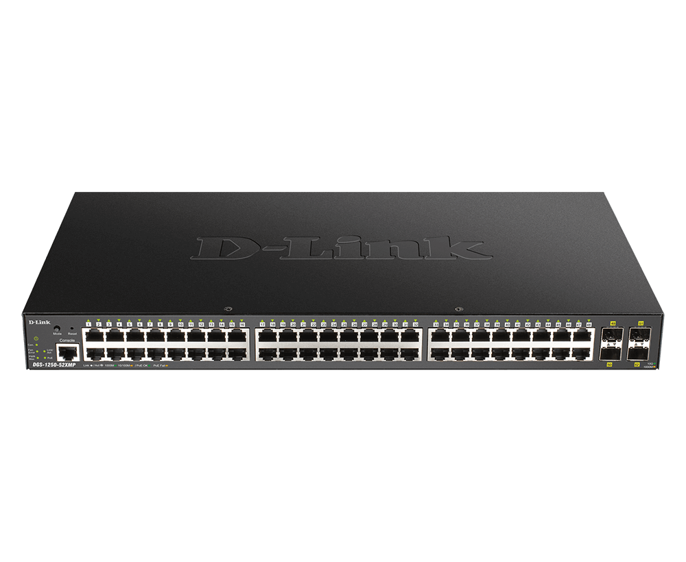 D-Link DGS-1250-52XMP Ethernet Switch — Product reference image