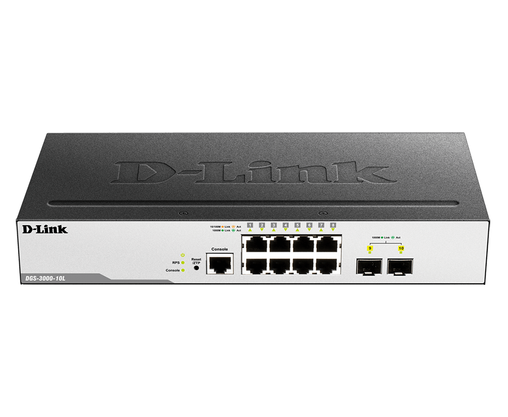 D-Link DGS-3000-10L Ethernet Switch — Product reference image