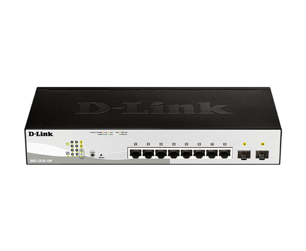 D-Link DGS-1210-10P Ethernet Switch — Product reference image