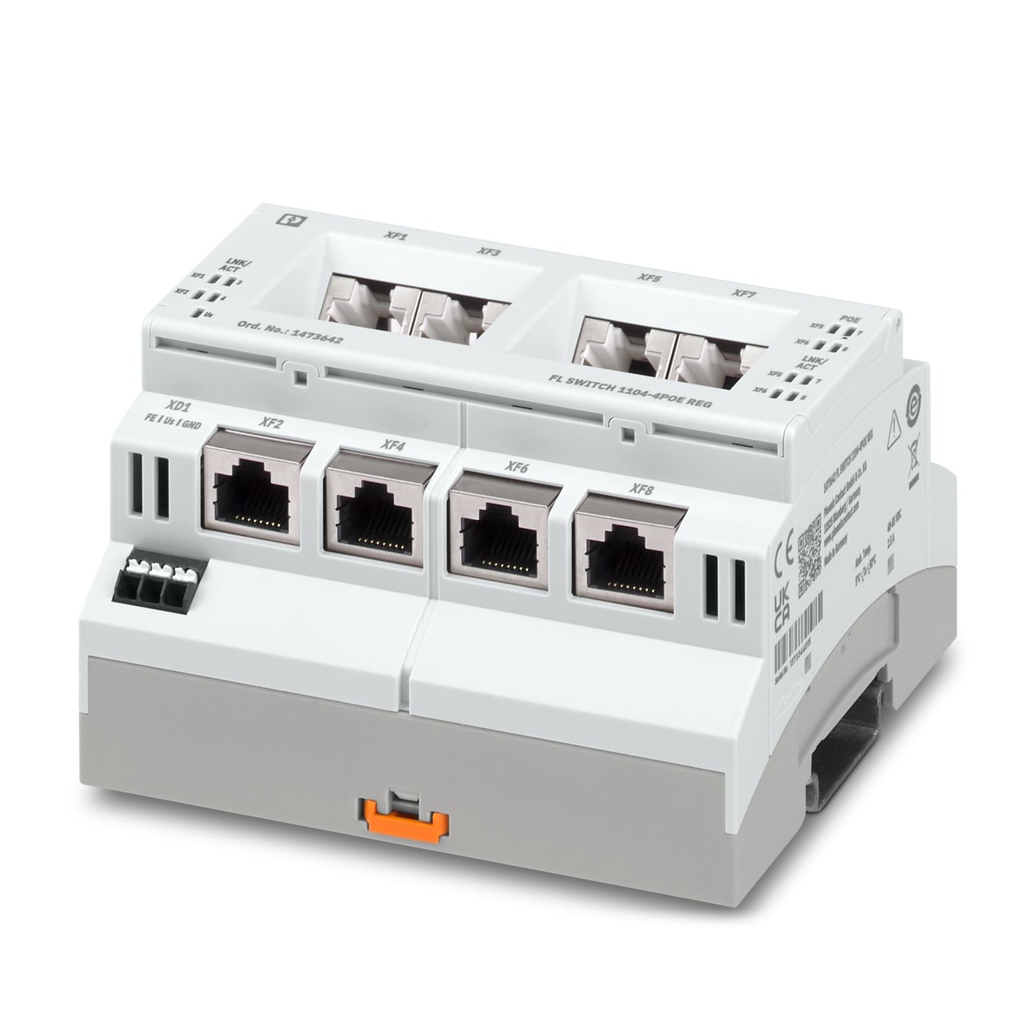 Phoenix Contact FL SWITCH 1104-4POE REG (1473642) — Product reference image