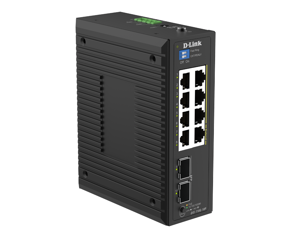 D-Link DIS-110G-10P Ethernet Switch — Product reference image