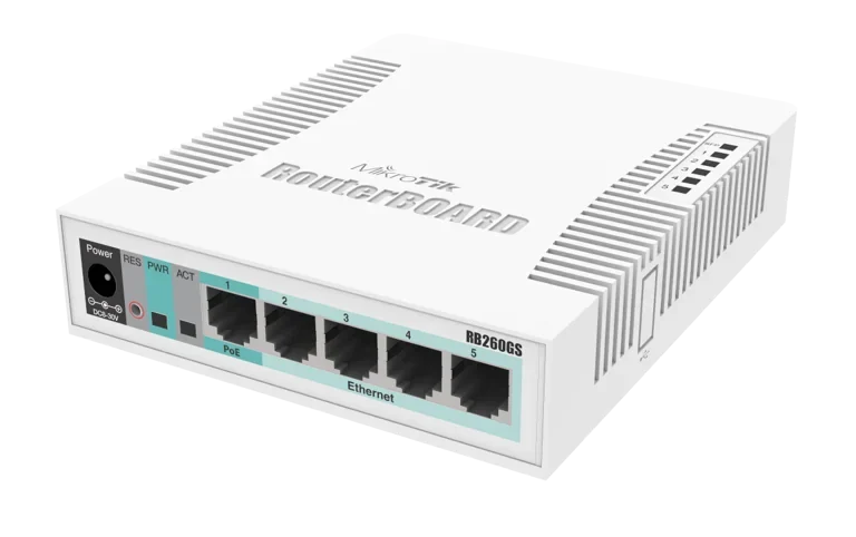 MikroTik RB260GS — CSS106-5G-1S — product illustration