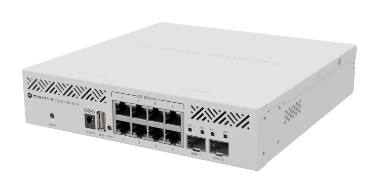 MikroTik CRS310-8G+2S+IN — product illustration