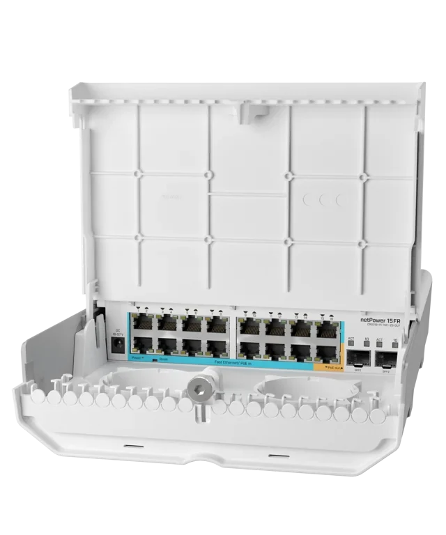 MikroTik netPower 15FR — CRS318-1Fi-15Fr-2S-OUT — product illustration