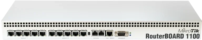 MikroTik RB1100 — product illustration