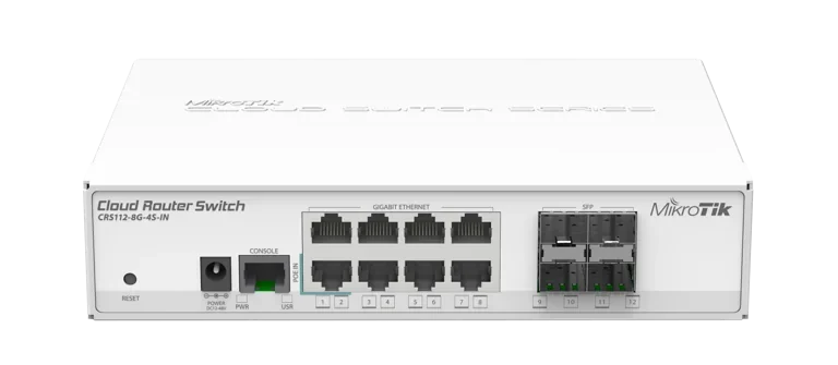 MikroTik CRS112-8G-4S-IN — product illustration
