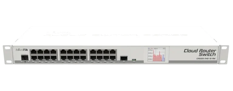 MikroTik CRS125-24G-1S-RM — product illustration