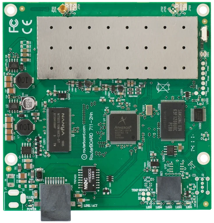 MikroTik RB711-2Hn — product illustration