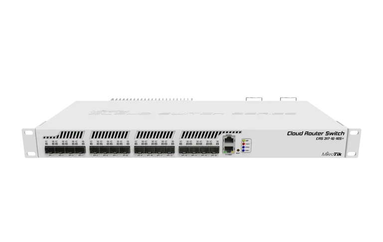 MikroTik CRS317-1G-16S+RM — product illustration