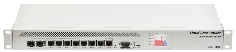 MikroTik CCR1009-8G-1S-1S+ — product illustration