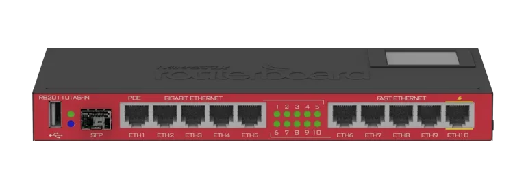 MikroTik RB2011UiAS-IN — product illustration