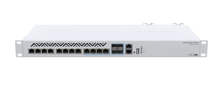 MikroTik CRS312-4C+8XG-RM — product illustration