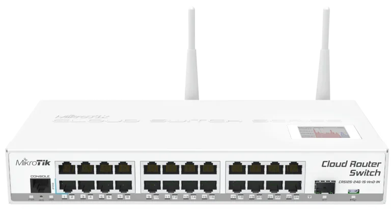 MikroTik CRS125-24G-1S-2HnD-IN — product illustration