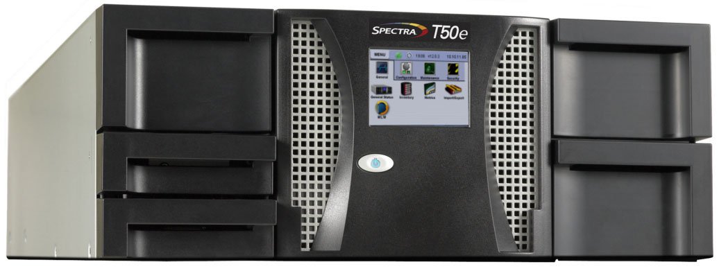 Spectra Logic T50e Tape Library — Product reference image