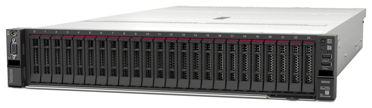 Lenovo ThinkSystem SR665 — product reference view
