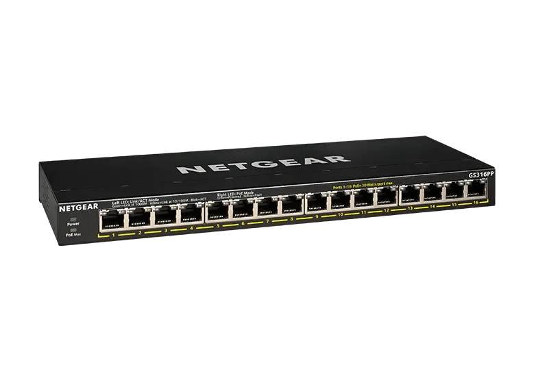 NETGEAR GS316PP — GS316PP-100NAS — product illustration