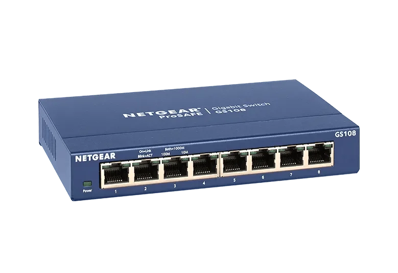 NETGEAR GS108 — GS108-400NAS — product illustration