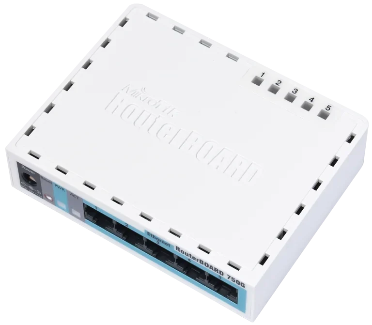 MikroTik RB750G product reference image