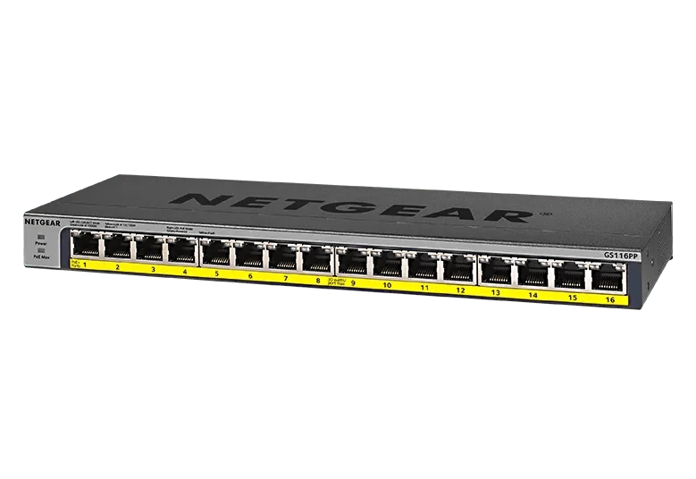 NETGEAR GS116PP — GS116PP-100NAS — product illustration