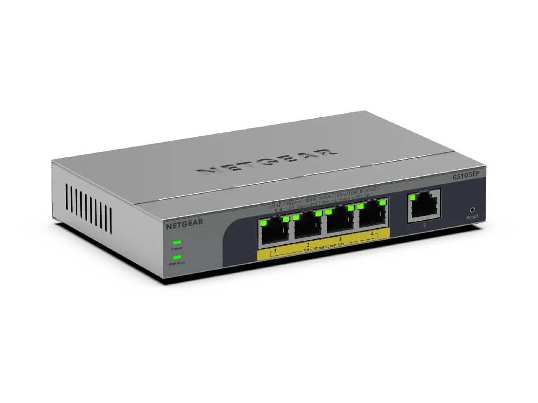 NETGEAR GS105EP — GS105EP-100NAS — product illustration