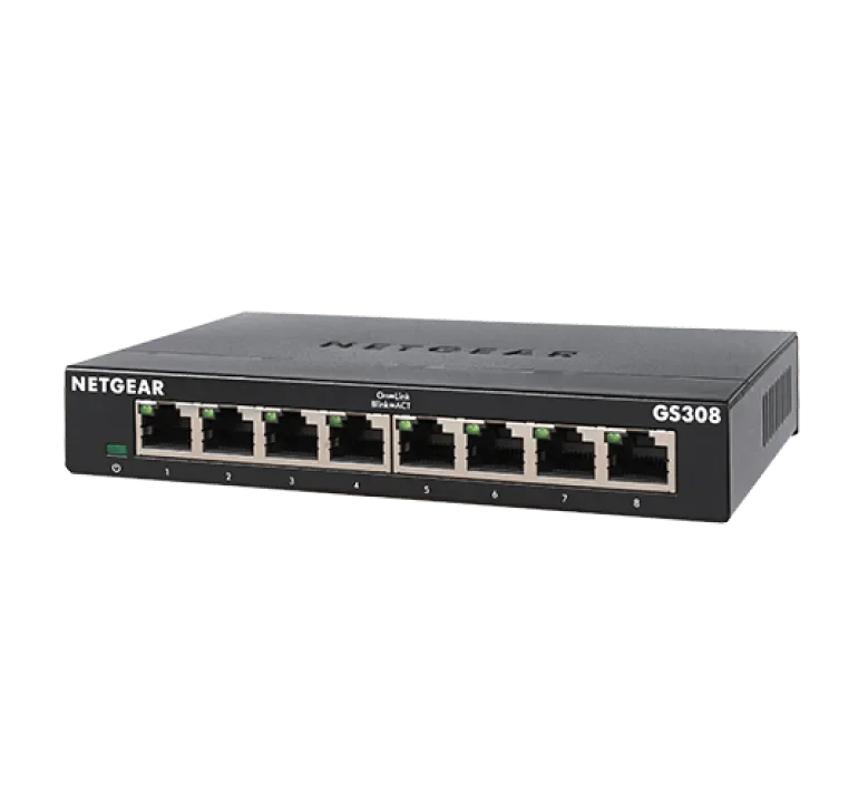 NETGEAR GS308v3 — GS308-300PAS — product illustration