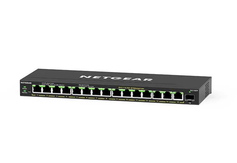 NETGEAR GS316EP — GS316EP-100NAS — product illustration