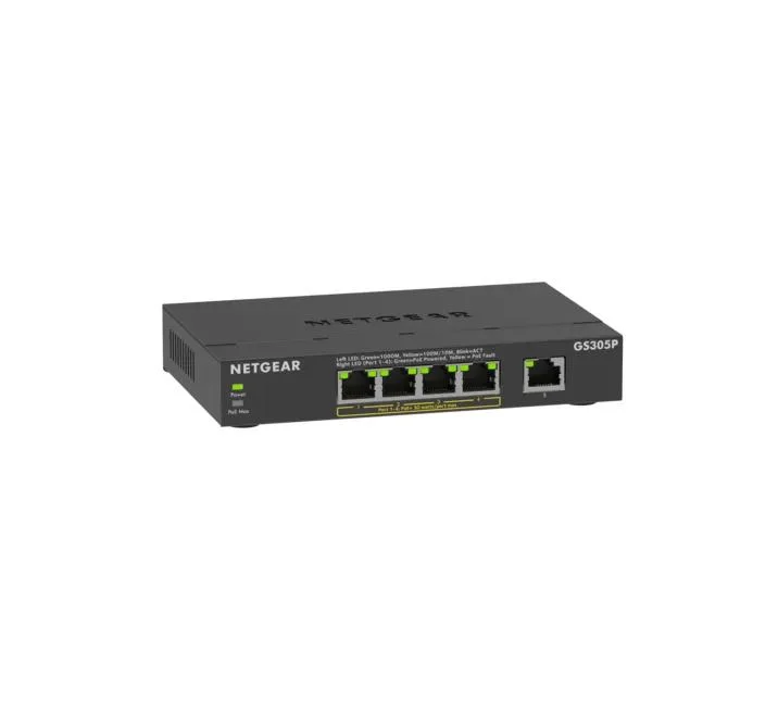 NETGEAR GS305Pv3 — GS305P-300NAS — product illustration