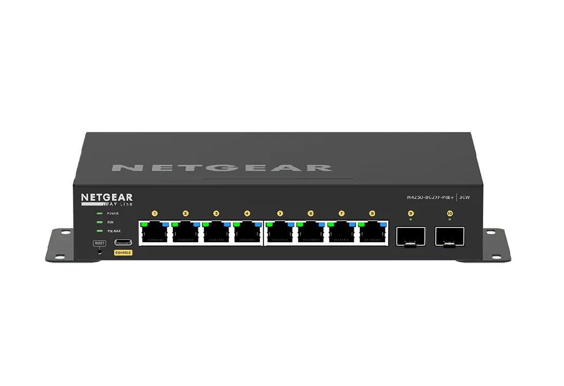 NETGEAR GSM4210PX — GSM4210PX-100NAS — product illustration