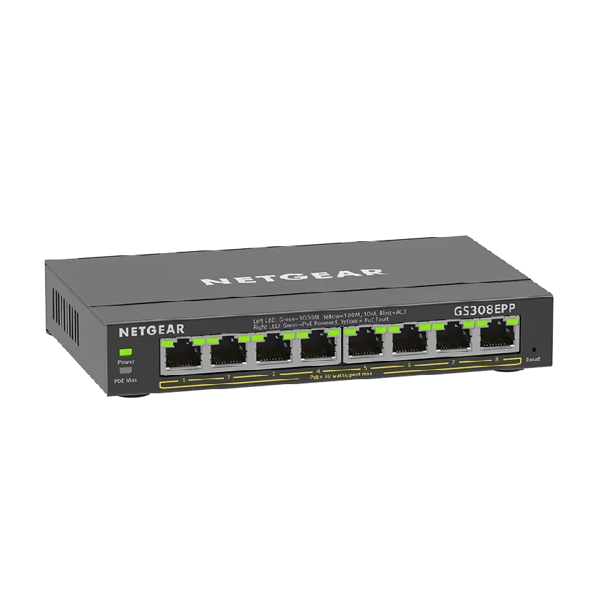 NETGEAR GS308EPP — GS308EPP-100NAS — product illustration